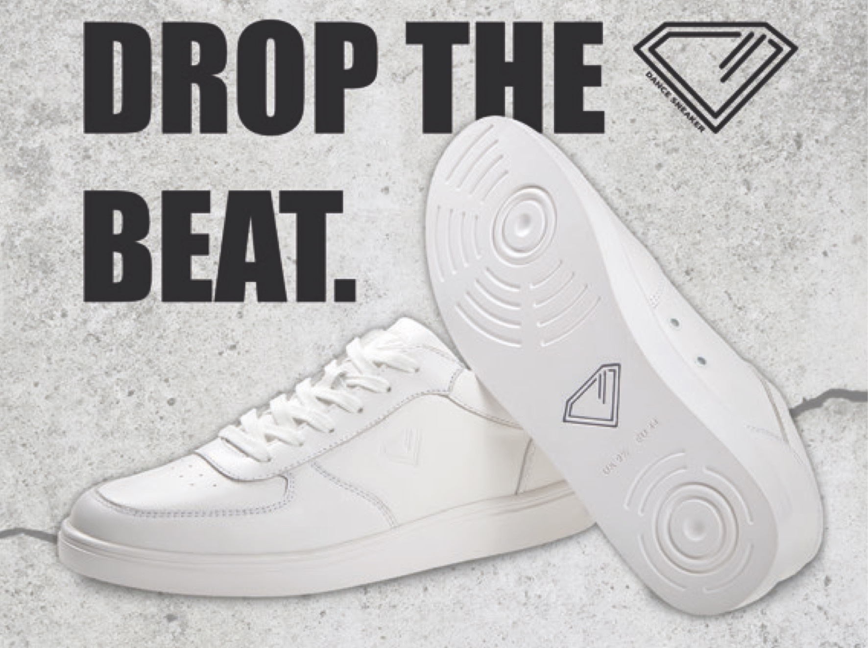 Diamant Dance Sneaker aus Echtleder